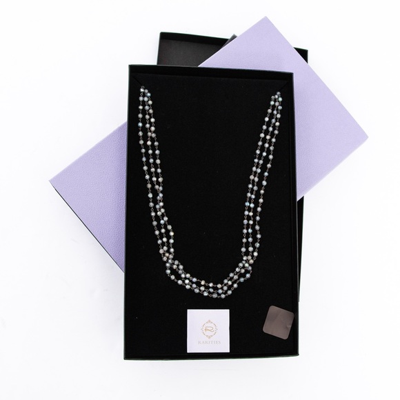 Rarities by Carol Brodie Labradorite gemstone 72” necklace - Picture 4 of 14